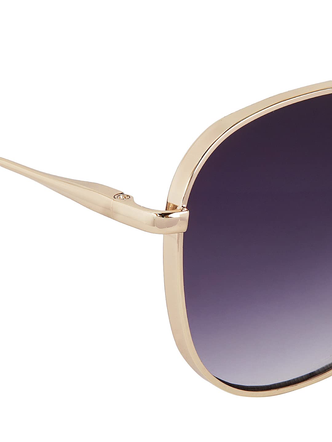 Giordano Stylish And Trendy Sunglasses For Women| Square Polarized Sunglasses 100% UV Protected Use For Girls & Women's - GA90315C02, 50 Mm, Gold