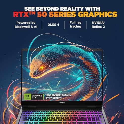 HP Smartchoice Omen 16 Max, AMD Ryzen AI 9 HX 375, 12GB RTX 5070 Ti, 32GB DDR5, 1TB SSD, 2K,165Hz, 400 nits,3ms, IPS, 16''/40.6cm, Win11,Office24, Shadow Black, 2.71kg, ak0070ax, RGB Gaming Laptop