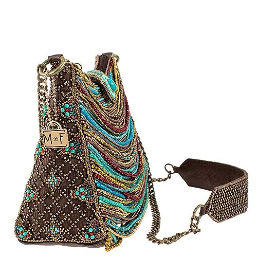 Mary Frances Sway with Me Beaded Shoulder Handbag, Multicoloured