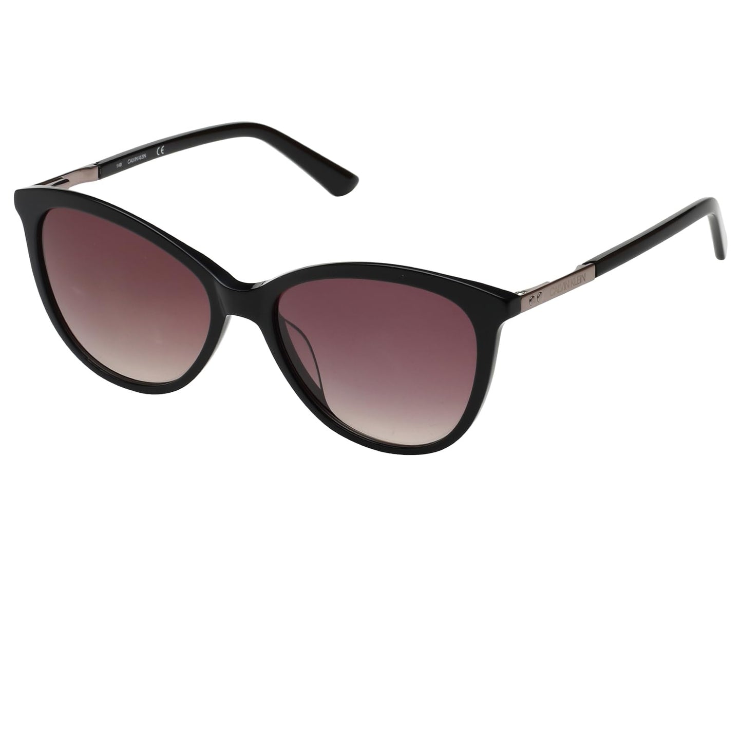 Calvin Klein Gradient Cat Eye Women Sunglasses - (Ck 19576I 001 55 S |55| Grey Color Lens)