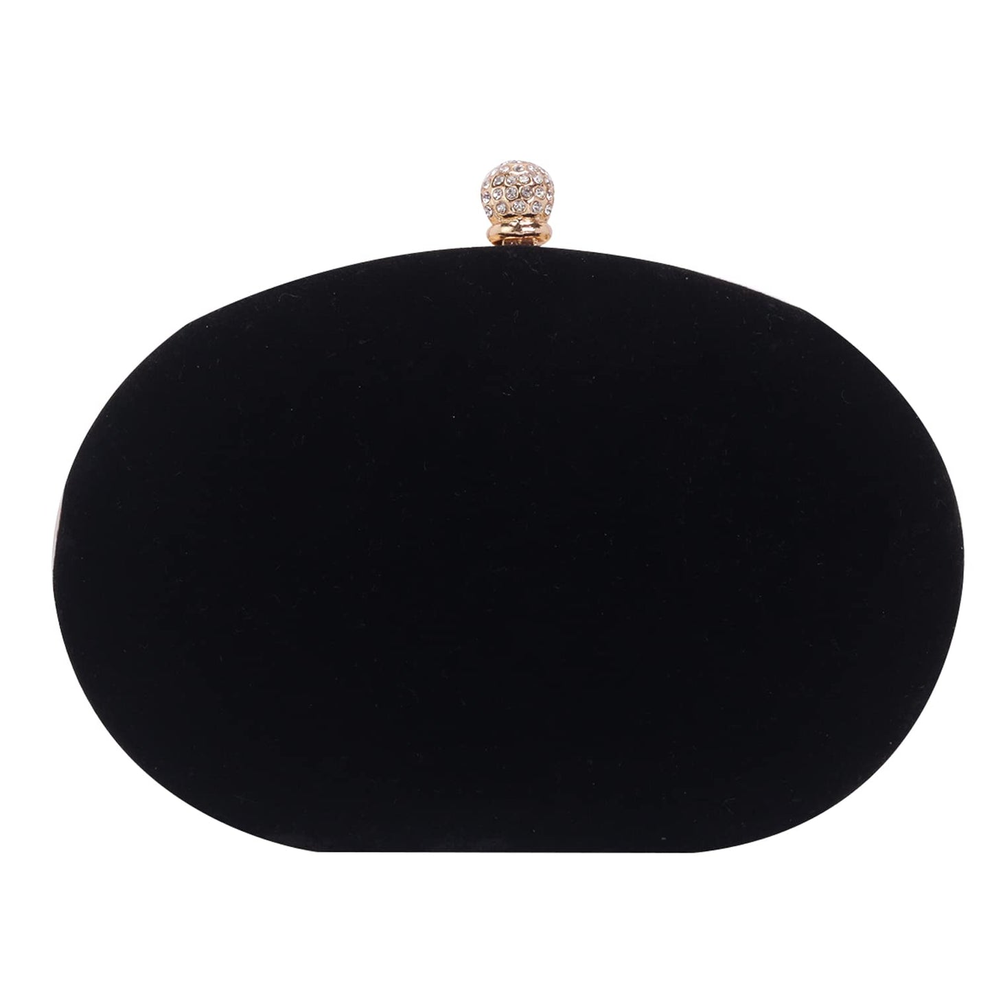 SWISNI Black Reflected sequins oval embroidery clutch II Women's Traditional Designer Clutch For Women & Girls II EMBROIDERED CLUTCHES