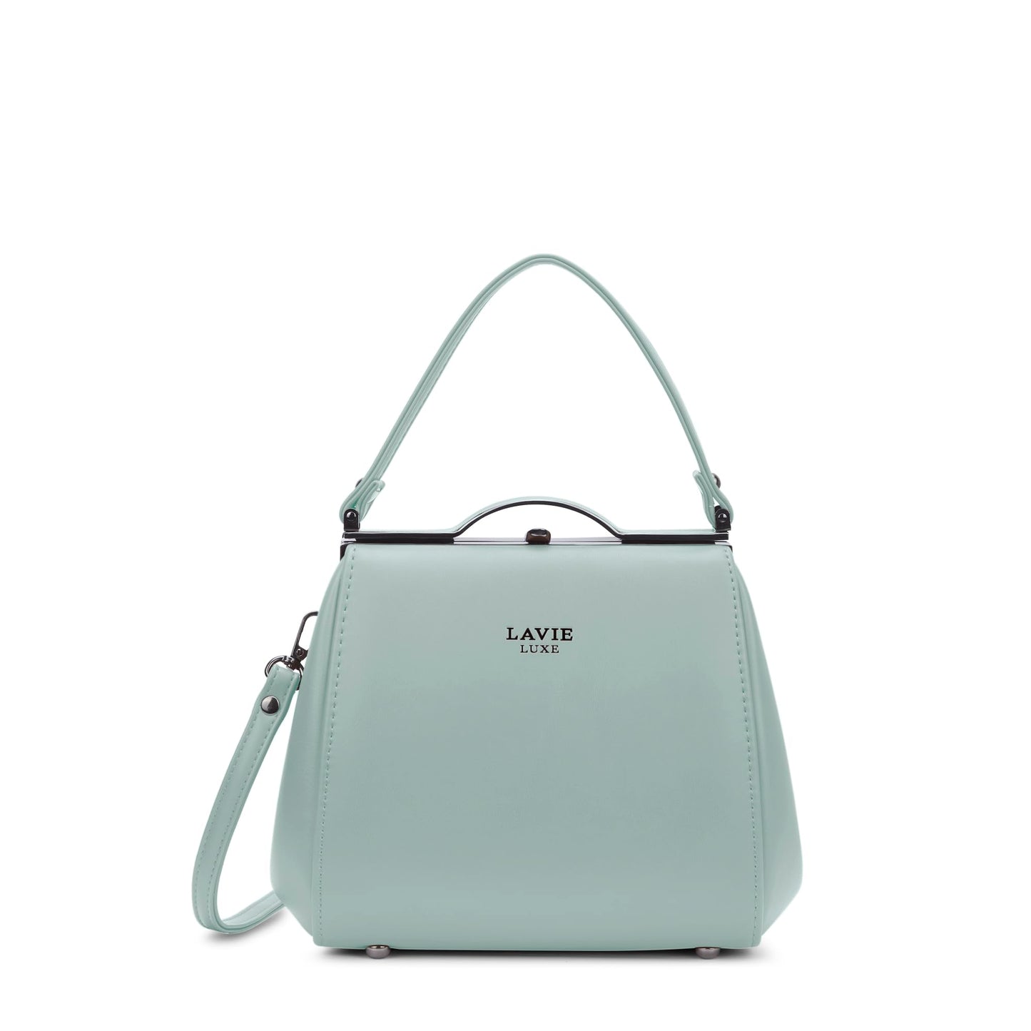 Lavie Luxe Women's Fluffel26 Frame Satchel Handbag | Satchel Bag for Work | Ladies Purse | Stylish Shoulder Bag | Gift For Women