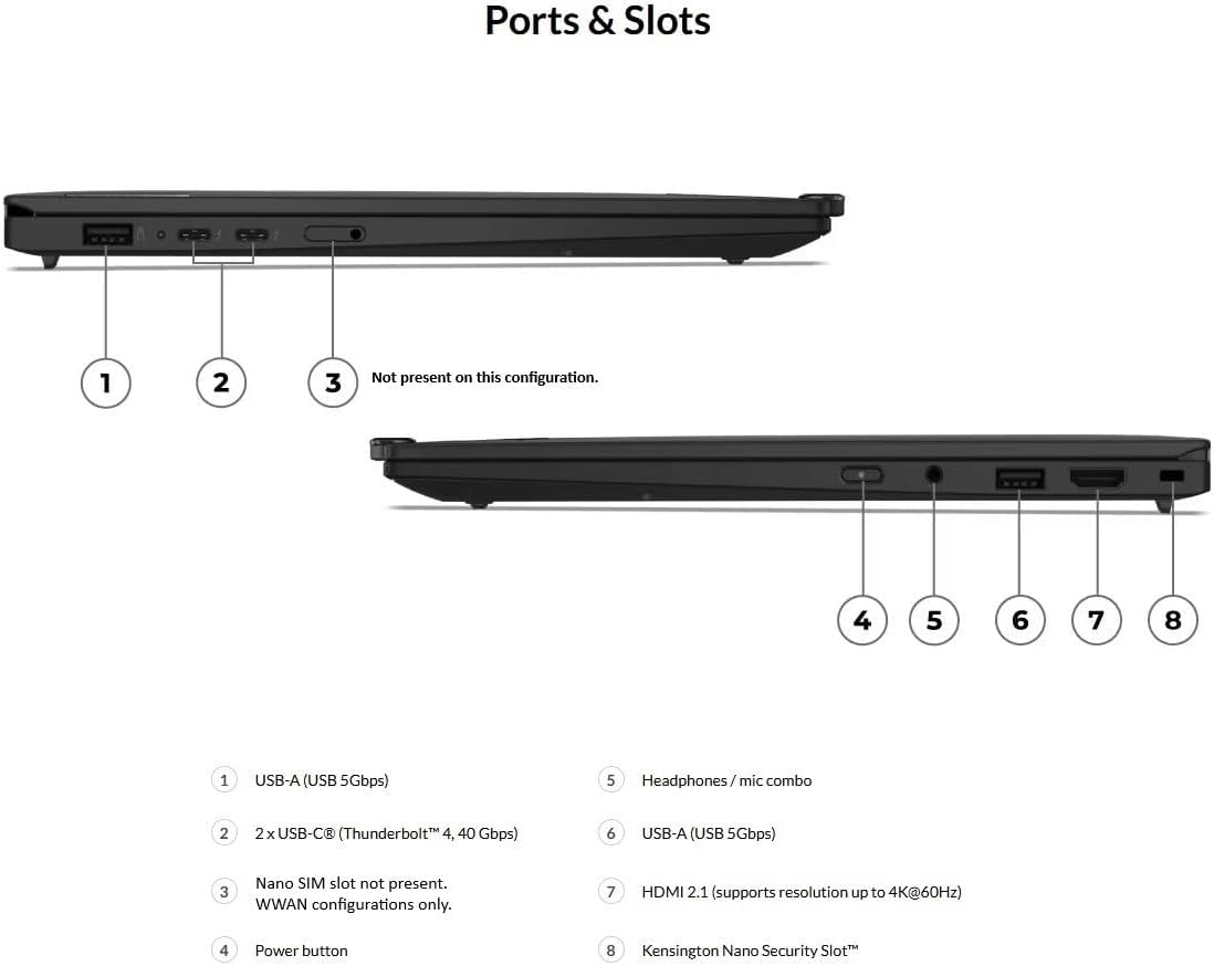 Lenovo Gen 13 ThinkPad X1 Carbon Aura Edition Laptop with Intel Core Ultra 7 258V Processor, 14" 2.8K OLED Non-Touch 120Hz Display, Wi-Fi 7, 32GB RAM, 1TB SSD Gen 5, FHD RGB/IR Cam, Win 11 Pro
