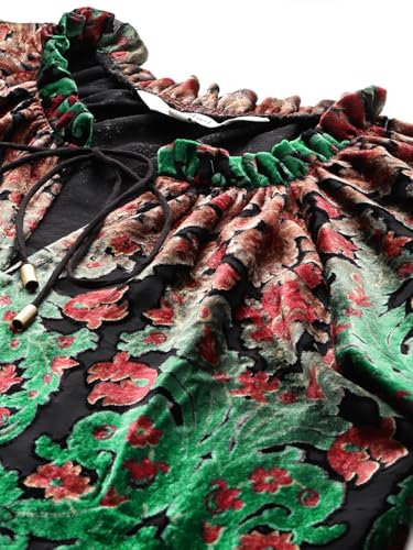 Label RITU KUMAR Round Neck 3/4 Sleeves Top Multicolour