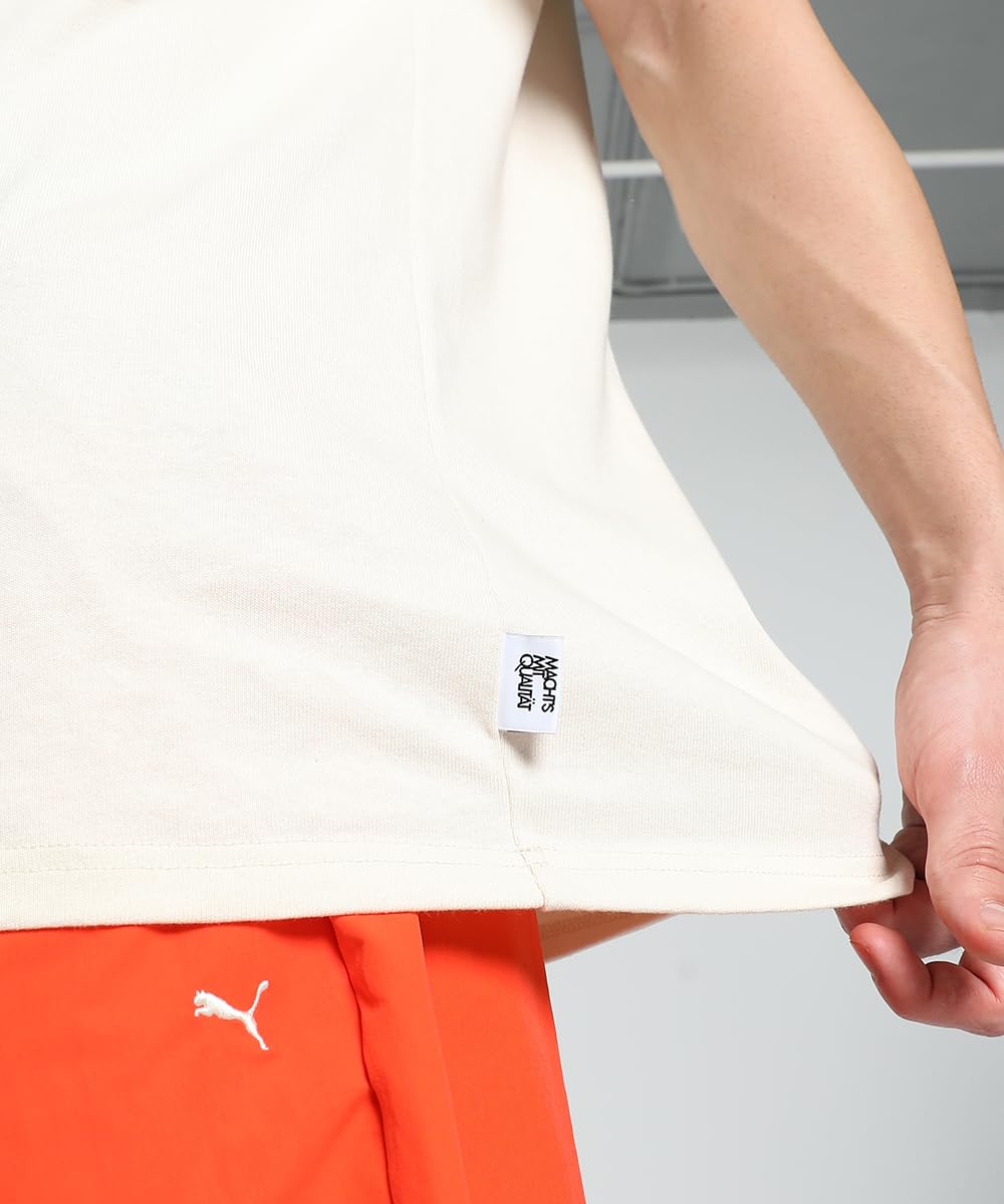 Puma Men's Solid Relaxed Fit Tees