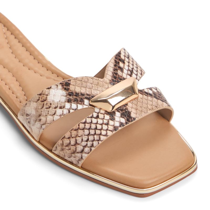 Aldo KHARINE-IN967 Women Brown Multi Flat Sandals