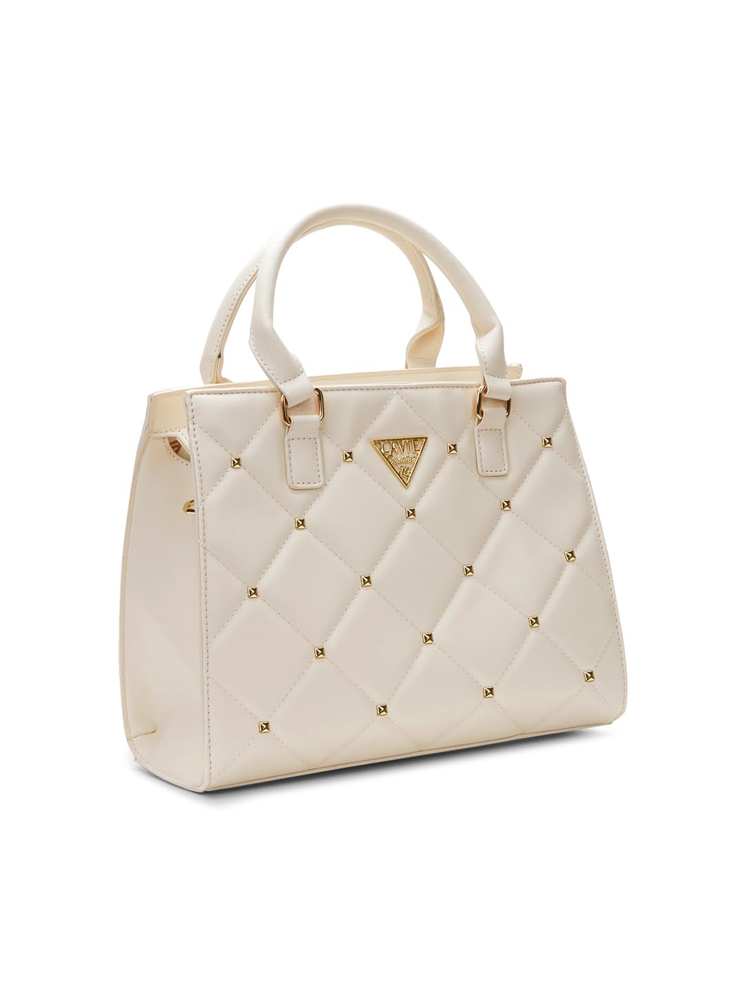 Lavie Signature Women's Stud Juno Satchel Handbag | Satchel Bag for Work | Ladies purse | Stylish Shoulder Bag | Gift For Women