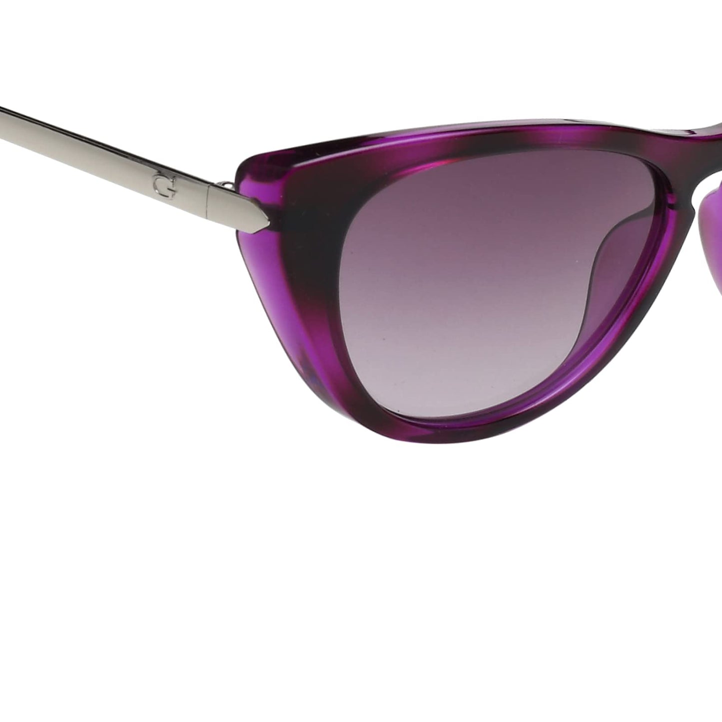 Guess Gradient Cat Eye Women Sunglasses - (GU7782 83Z 55 S |55| Purple Color Lens)
