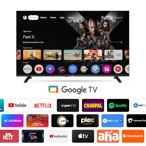 PHILIPS 108 cm (43 inches) 6100 Series Frameless Full HD Smart LED Google TV 43PFT6130/94