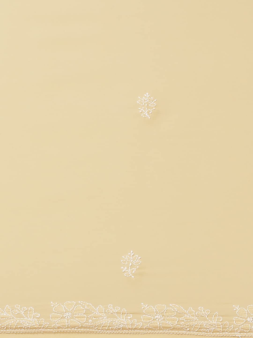 Ada Hand Embroidered Lucknow Chikankari Women's Georgette Saree with Unstitched Blouse Piece A311256 Royal Blue