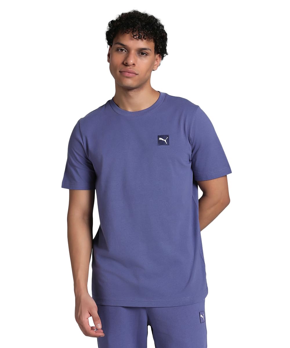 Puma | Elevated Men's Tee | Blue Crystal | M