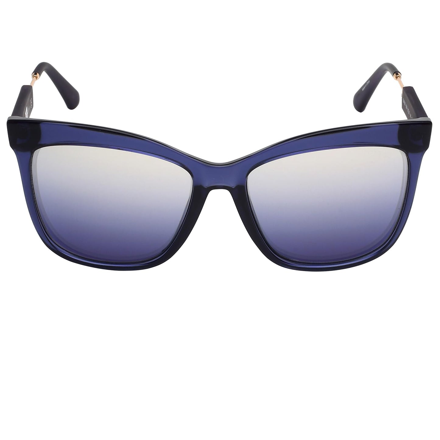 Guess UV Protected Blue Geometric Full rim Sunglasses for Women - GU7620 55 92W
