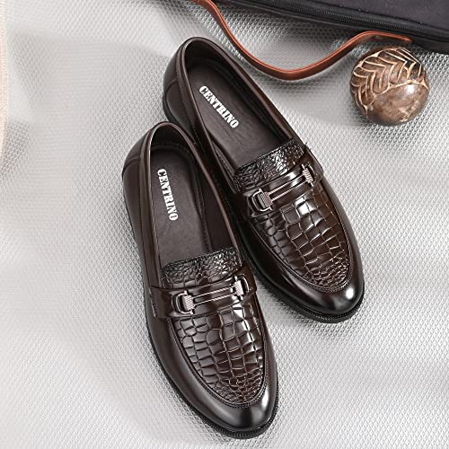 Centrino Mens 20294-1 Brown Uniform Dress Shoe - 8 UK (20294-2)