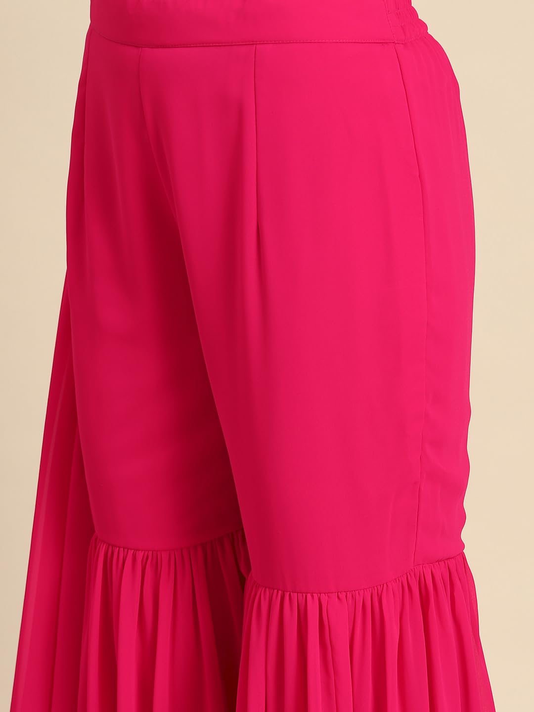 Libas Women's Georgette Saree (34710_Pink)