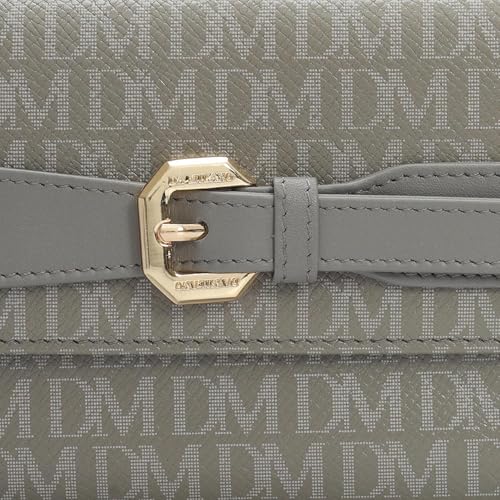 Da Milano Leather Sling Wallet for Women - Grey (LSW-10442)