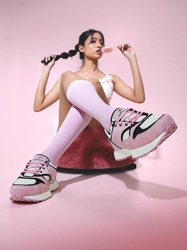 Bacca Bucci Powerpuff Girls Women Sneakers | Casual & Lifestyle Shoes Blossom Pink UK 7