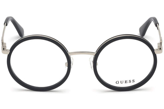 GUESS Black Round Full rim Frames for Women - GU2730 50 001