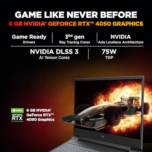 HP Victus, 13th Gen Intel core i7-13650HX, 6GB RTX 4050, 24GB DDR5, 512GB SSD, FHD, 144Hz, 300 nits, IPS, 15.6''/39.6cm, Win11, M365* Office24, Mica Silver, 2.29kg, fa2531TX, Backlit KB, Gaming Laptop