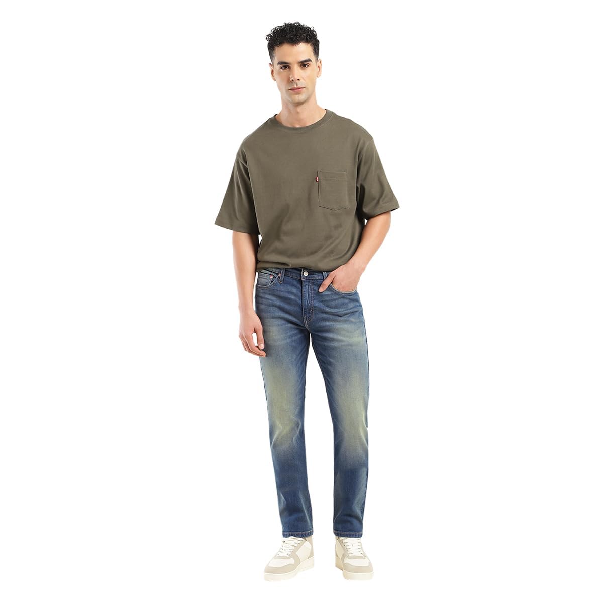 Levi's Men's Mid Rise Slim Jeans (A7087-0161_Blue, 32