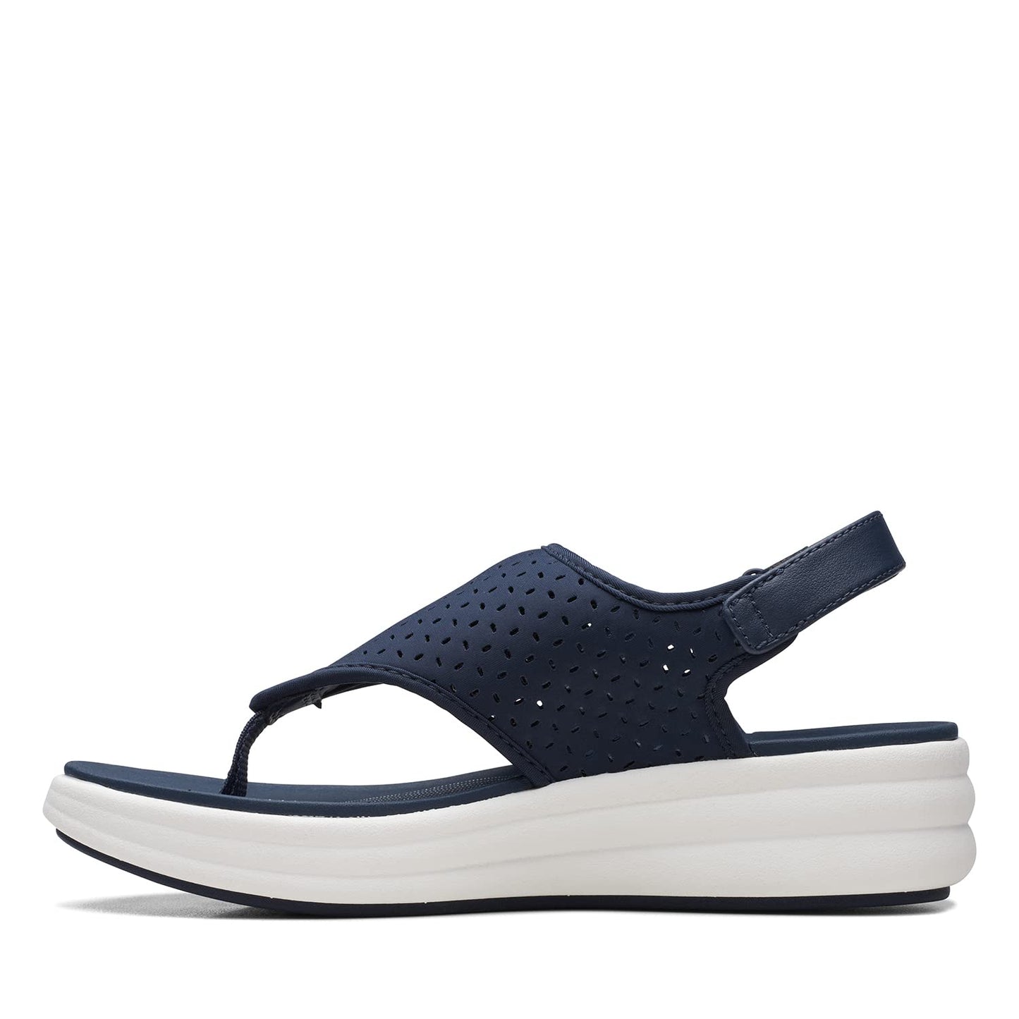 Clarks womens 26171820 Navy Sandal - 6 UK (26171820)