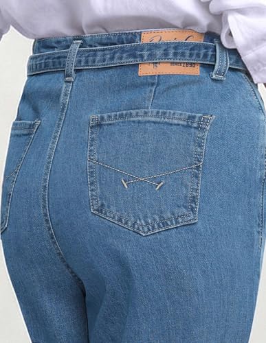 U.S. POLO ASSN. High Rise Straight Fit Jeans Blue