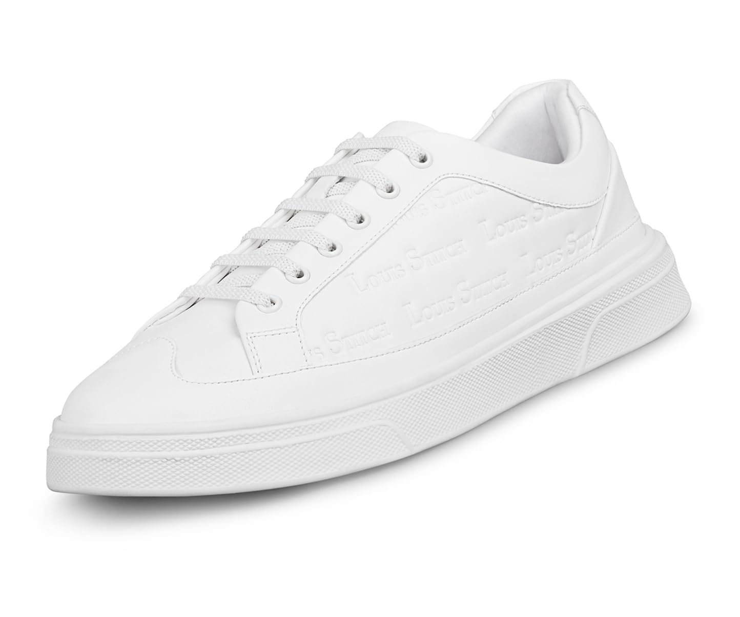 LOUIS STITCH Canadian White Shoes for Men | Lightweight Shoes | Comfortable & Durable All-Day Sneaker| LSP-SNK-LSEMWH