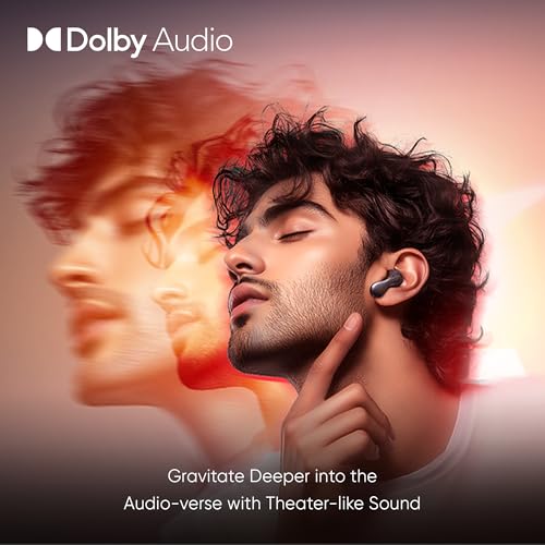 Mivi SuperPods Concerto [Flagship Launch] in Ear Ear Buds Wireless, Dolby Audio, ANC with 3D Soundstage, Hi-Res Audio with LDAC, 60H Playtime, BT v5.4, Bluetooth Earbuds