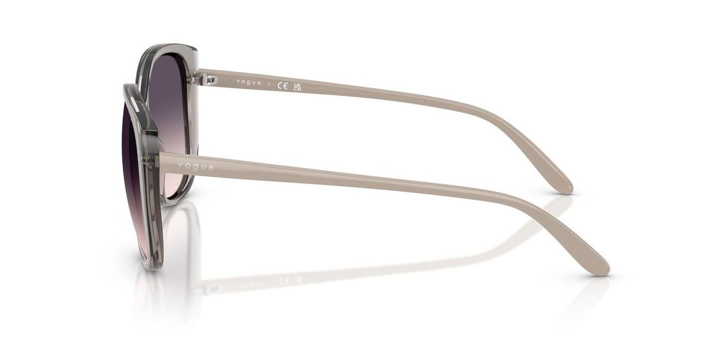 VOGUE EYEWEAR Women Gradient Grey Lens Butterfly Sunglasses - 0VO5623S27263655