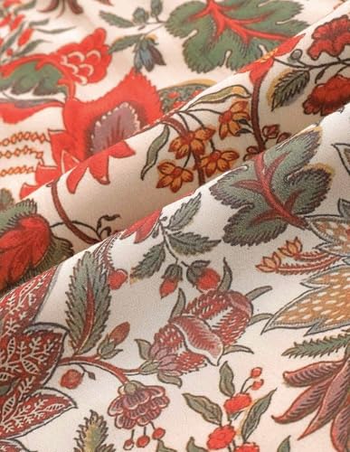 U.S. POLO ASSN. Women's Viscose A-Line Midi Dress (UWAW25DRS191 Multicolor