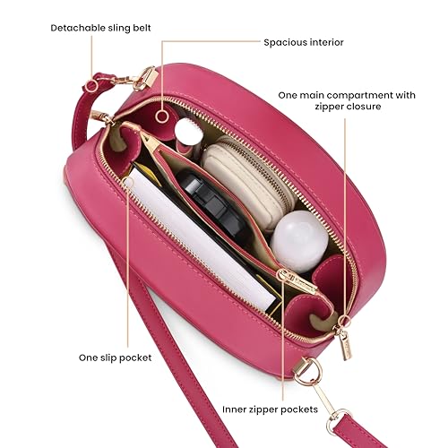 Fastrack Lunette Sling | Faux-Leather Women's Handbags | Sling for Casual Carry