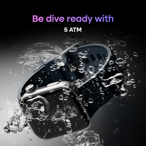 Noise Pro 6 Max Smart Watch:Intelligent AI, Endless AI Watch Faces, AI Companion, 1.96” AMOLED, Stainless Steel Build, Built-in GPS, 5 ATM, EN2 Processor, for iOS & Android(Pure Titanium)