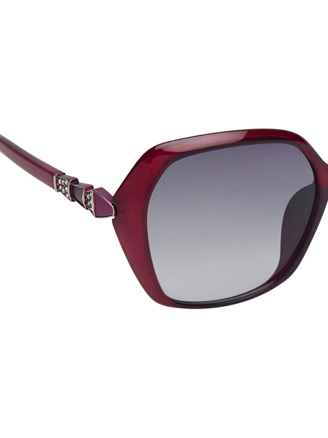 Giordano UV Protected Oversized Women Sunglasses (58 | Grey Lens)