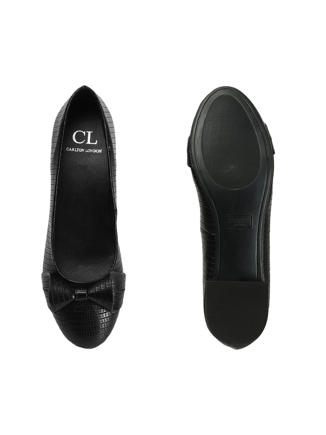 Carlton London Women's Slip On Pumps Colour-Black, Size-UK 6