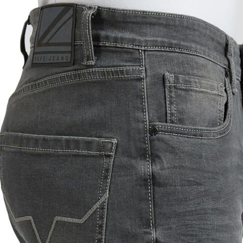Pepe Jeans Men's Regular Jeans (PM208166Q013_Black Used