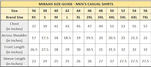 Miraan Cotton Men's Casual Light-Blue Denim Shirt (Siglightdeniml_Light Blue_Large, Regular Fit)