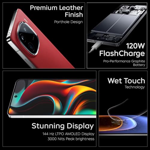 iQOO 12 5G (Desert Red, 16GB RAM, 512GB Storage)