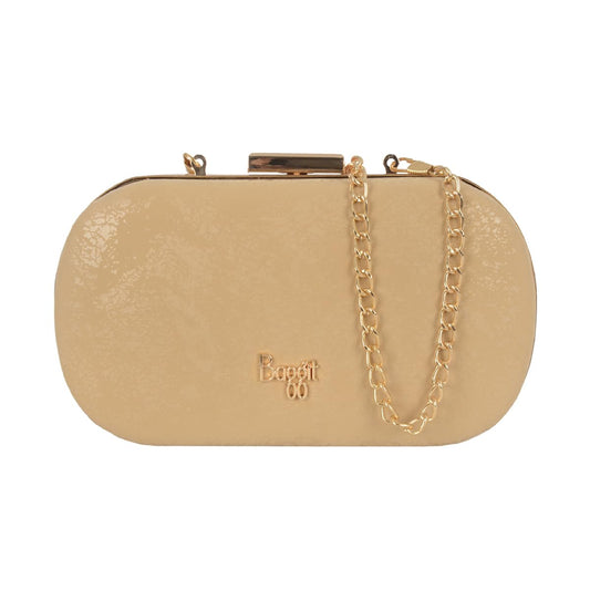 Baggit Women Gold Clutch Xxs Size | Ladies Stylish Party Sling Purse Handbag