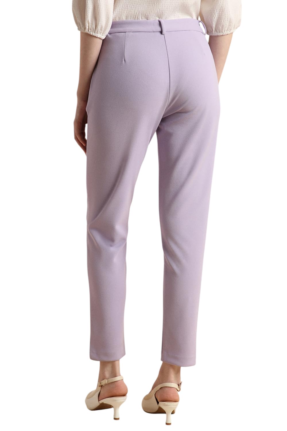 Van Heusen Women's Regular Pants (VWKBCRGF836915_Lilac