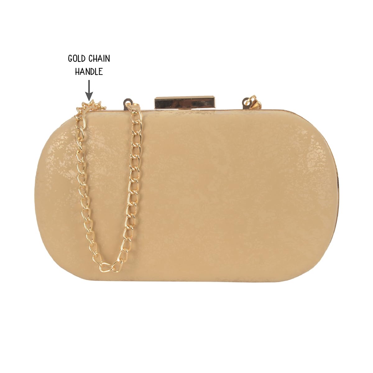 Baggit Women Gold Clutch Xxs Size | Ladies Stylish Party Sling Purse Handbag