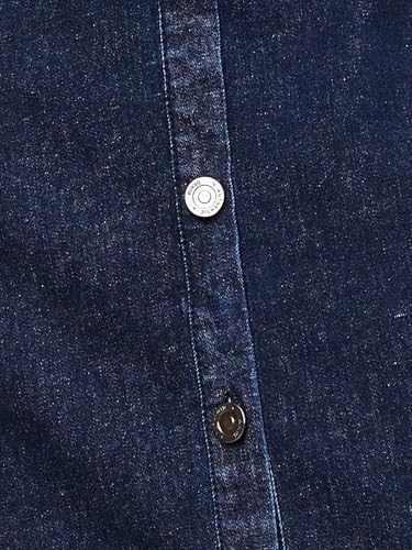 Max Women's Cotton Blend A-Line Midi Dress (GWEN1D_Dark Blue