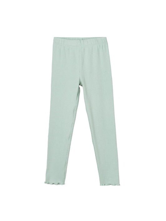 Max Girls Textured Leggings (Green_2-3 Y)