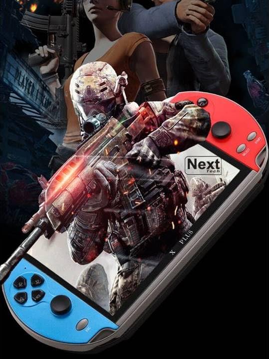 NextTech Buy Now: X7 2025 Handheld Console! Play Mario, Contra, Tekken 3 & 1000+ PSP Games with 8GB Memory for Endless Fun. Get Yours Today,Multicolour,Handheld Gaming Console