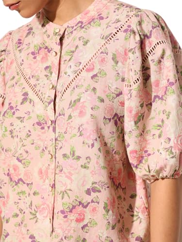 ONLY Women's Regular Fit Pink Top