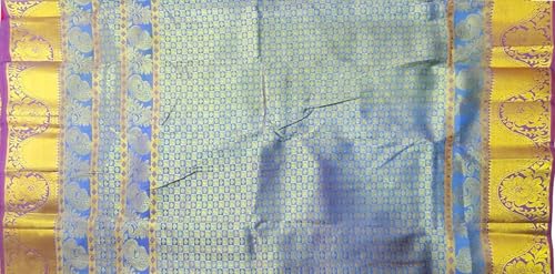 SREE KUMARAN Women's Kanchipuram Silk Pure Pattu Sarees With Blouse