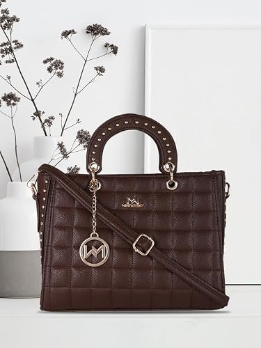 MINI WESST Arabian Night Handbag | Spacious Interior | Lightweight | Vegan Leather | Travel | Shopping | Office | Picnic
