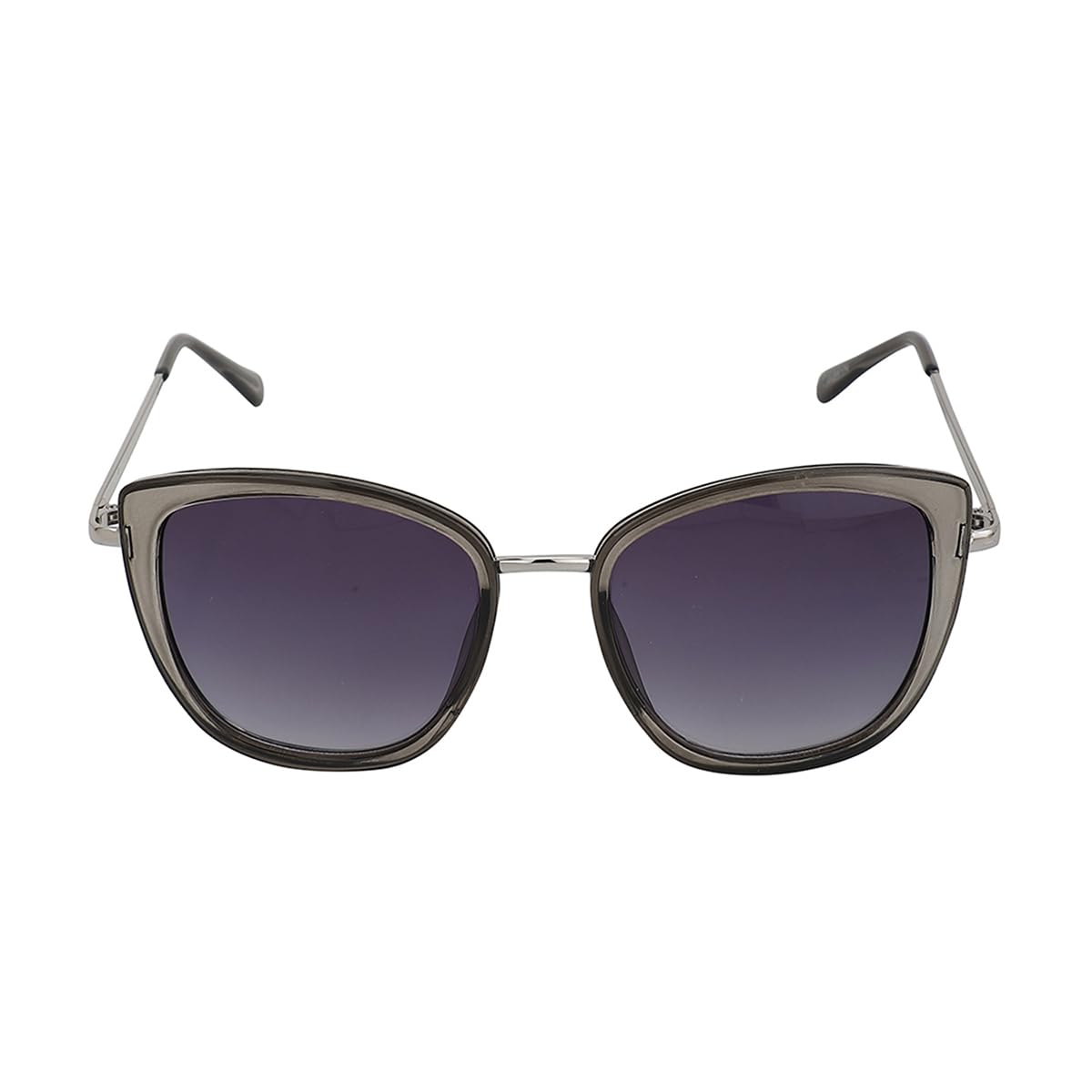 Carlton London Silver Toned UV Protected Cateye Sunglasses For Women