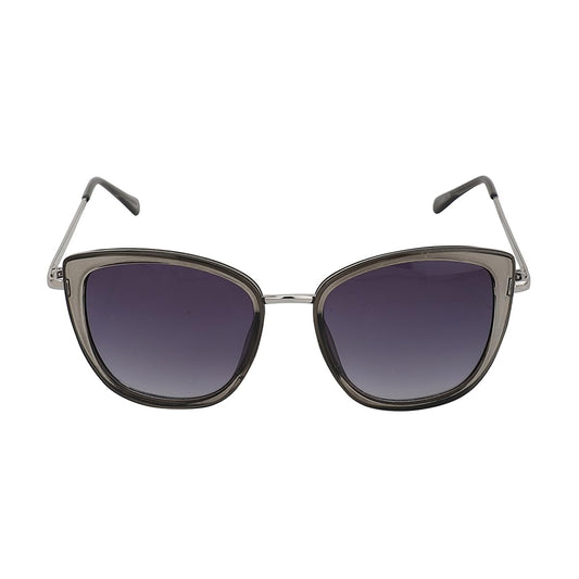 Carlton London Silver Toned UV Protected Cateye Sunglasses For Women