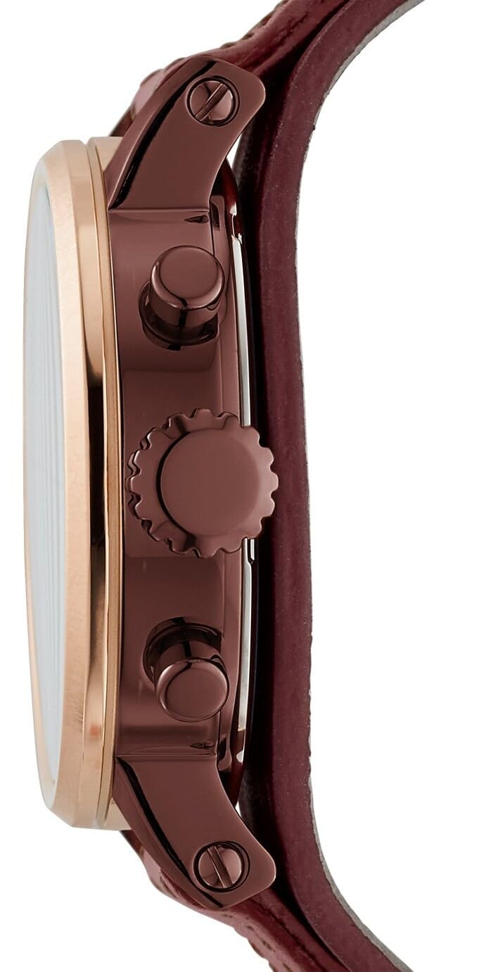 Fossil Original Boyfriend Chronograph Burgundy Dial Women's Watch ES4114