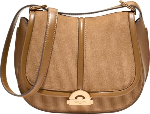 Cole Haan Women's Celenea Leather Saddle, Golden Honey, UNIT