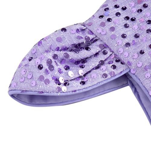 Hopscotch Girls Floor Length Party Dresses in Lilac Color For Ages (9-10 Years)